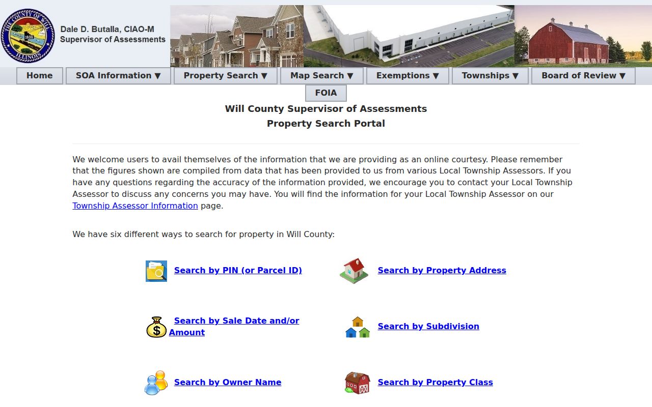 New Lenox residents directory property search portal